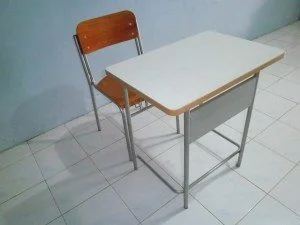 meja kursi kayu guru sekolah sd dan kantor harga murah 
